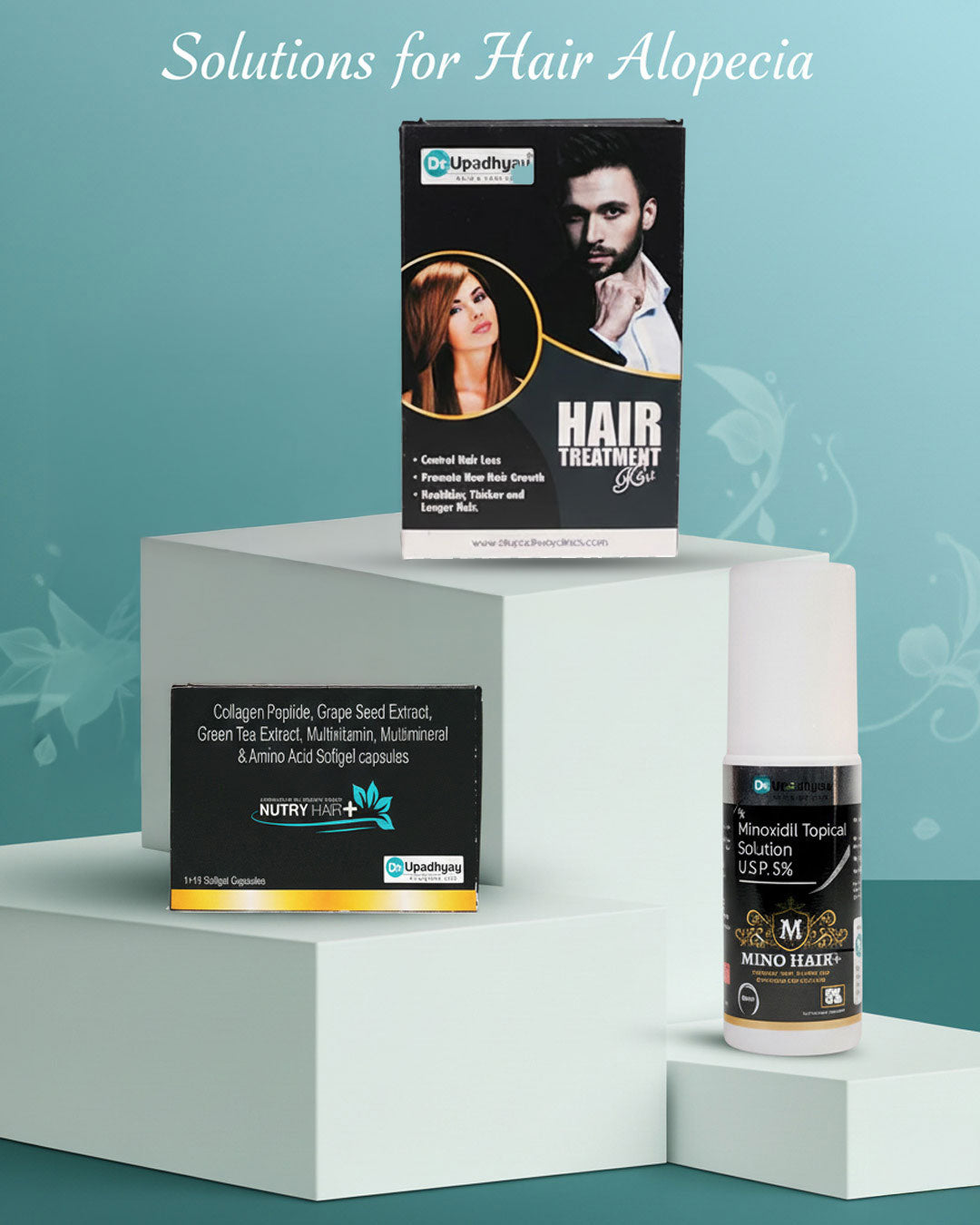 Hair Treatment Kit + Nutry Hair + Mino Hair  5%+ VD